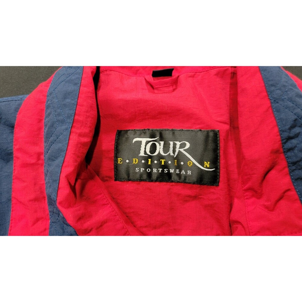Vintage QUANTUM The Choice of Serious Fisherman Blue Fishing Jacket Sz L Taiwan - Picture 7 of 16